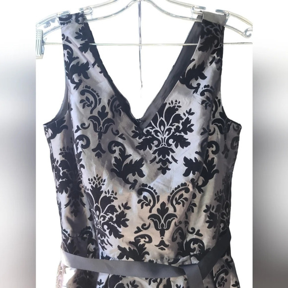 Black Collection Black Velvet  Cocktail Dress Sleeveless Small - Picture 6 of 16